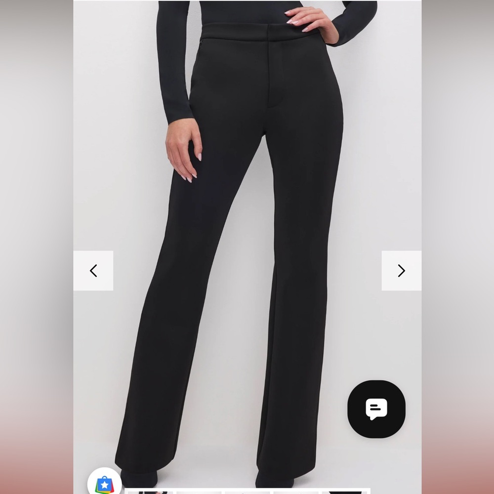 NWT / Good American Scuba Boss Straight Leg Pants size 6